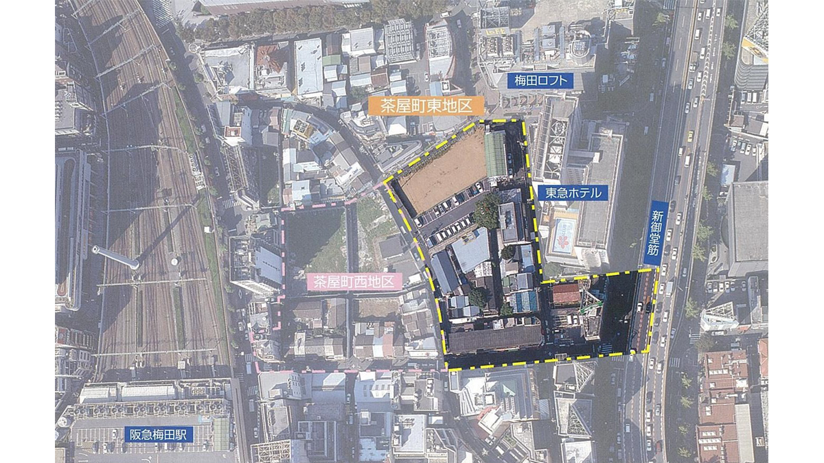 茶屋町東地区第一種市街地再開発事業【Nu茶屋町プラスほか/大阪市北区】