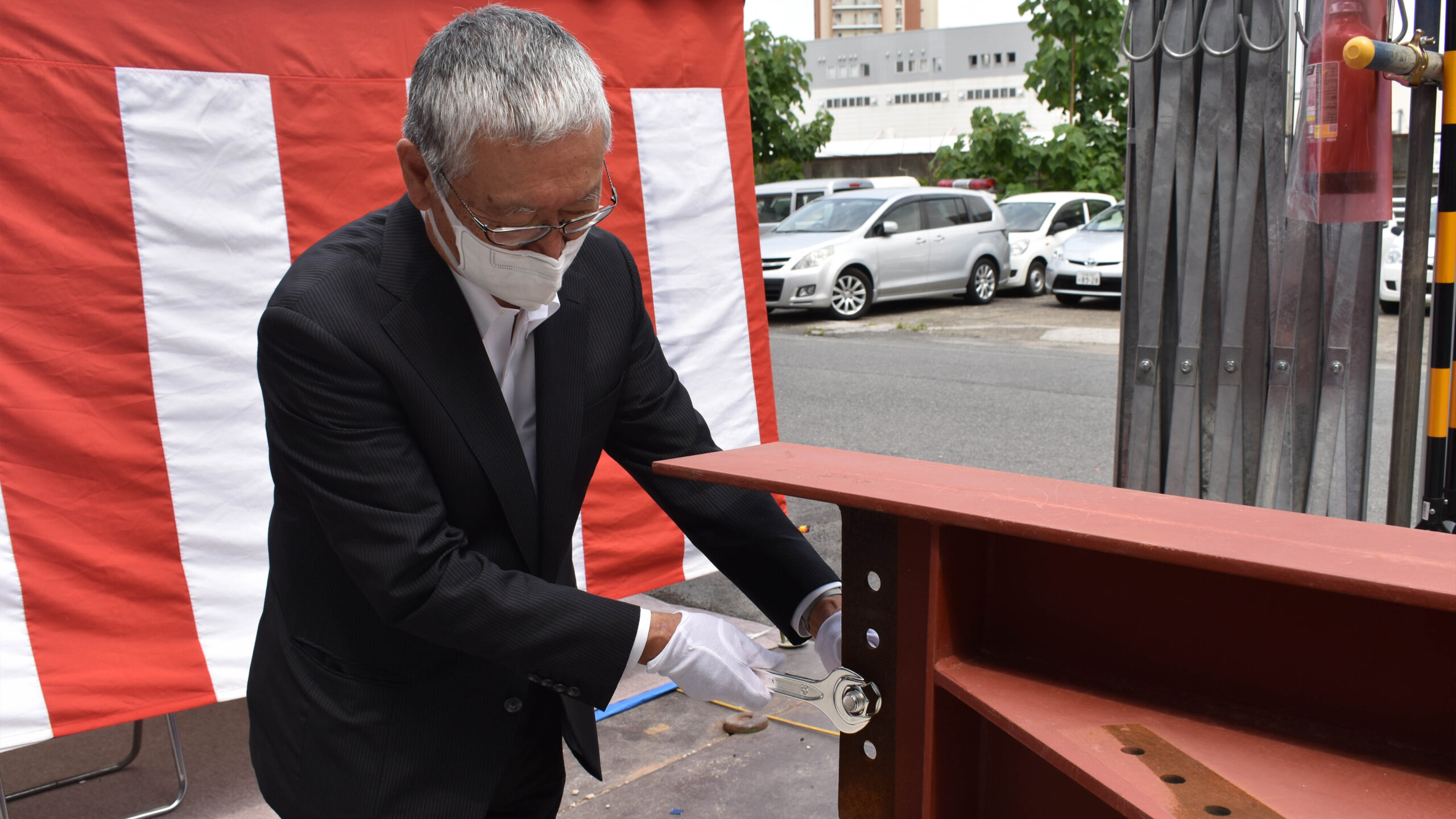 第一ボールト株式会社新社屋新築工事上棟式