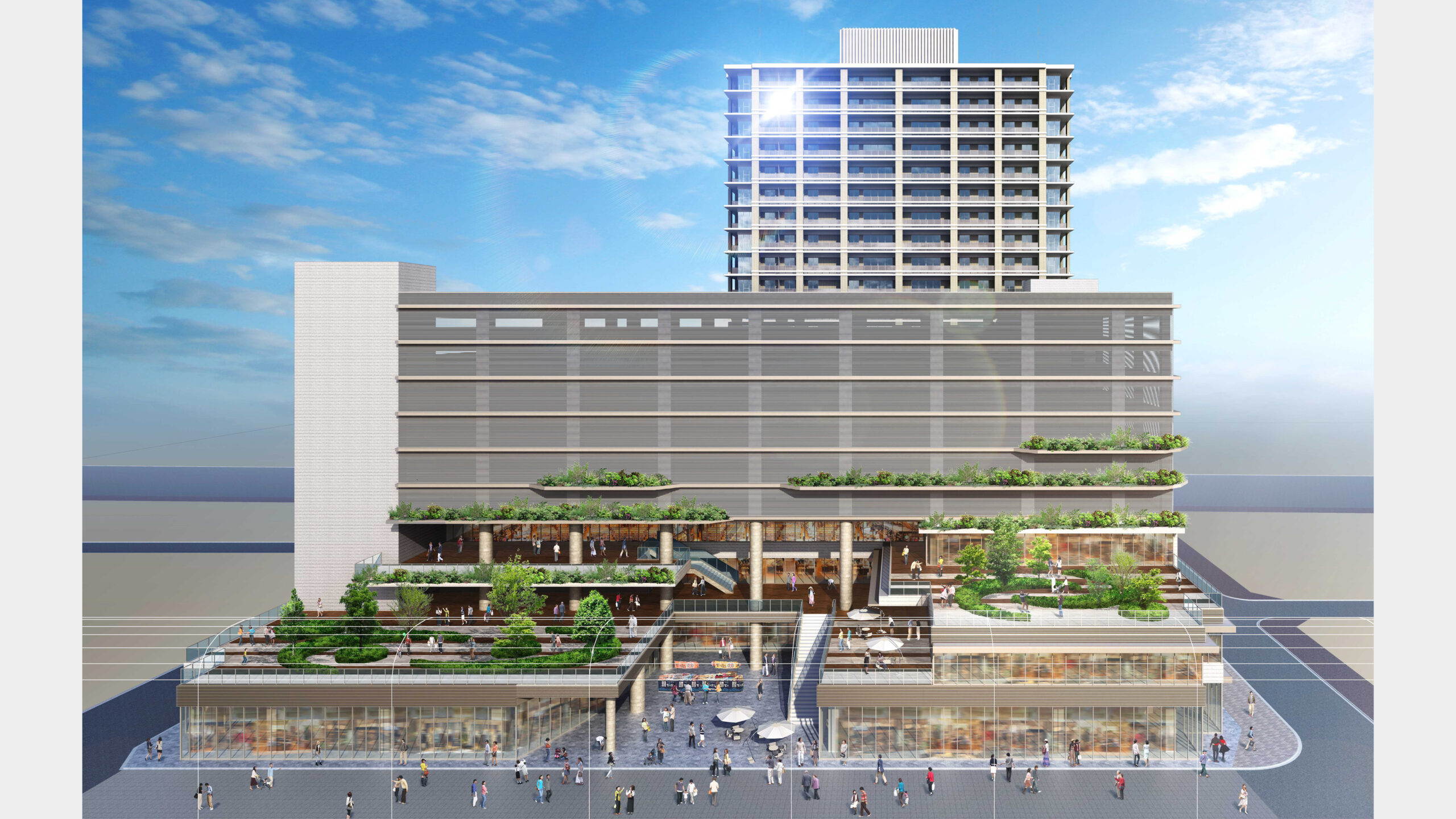 湊町三丁目Ｃ街区地区市街地再開発事業 「大京・野村不動産・三菱地所レジデンス」グループを住宅デベロッパーとして選定